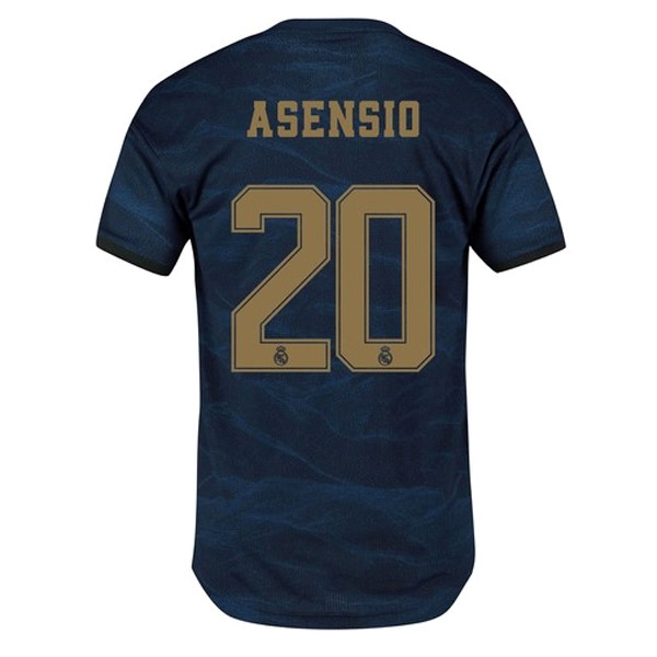 Trikot Real Madrid NO.20 Asensio Auswarts 2019-20 Blau Fussballtrikots Günstig
